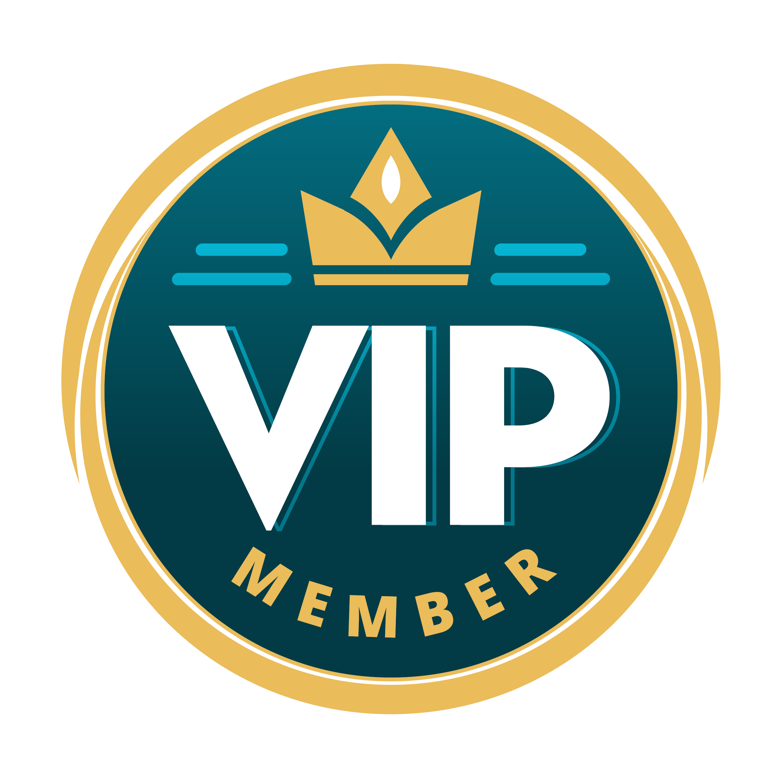 VIP Rewards Program Badge